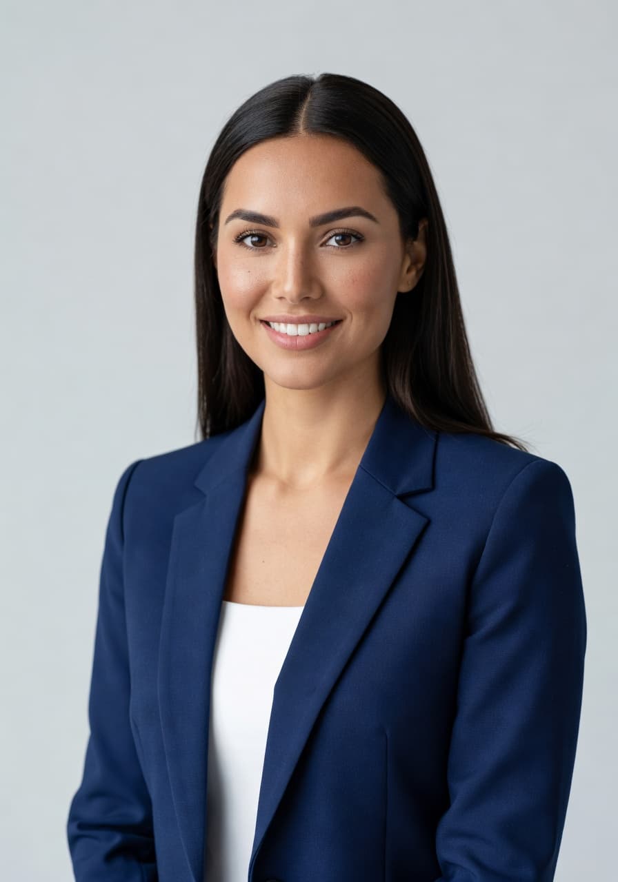 LinkedIn-ready AI headshot created from a selfie using SelfAI AI Photo Studio