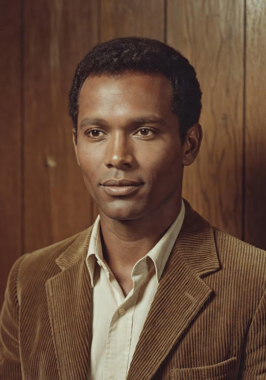 Retro 1970s editorial AI portrait generated with SelfAI AI Photo Studio